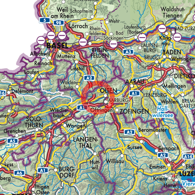 Landkarte Rickenbach (SO)