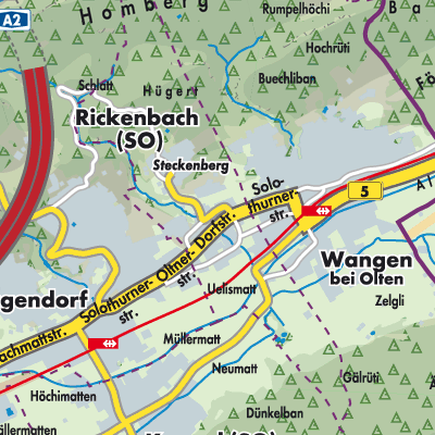 Übersichtsplan Rickenbach (SO)