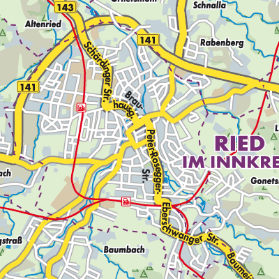 Übersichtsplan Ried im Innkreis