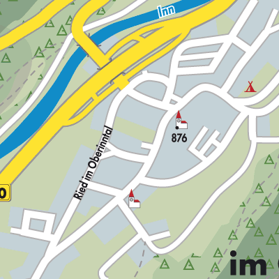 Stadtplan Ried im Oberinntal