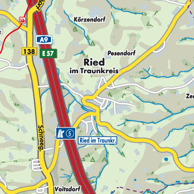 Übersichtsplan Ried im Traunkreis