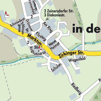 Stadtplan Ried in der Riedmark