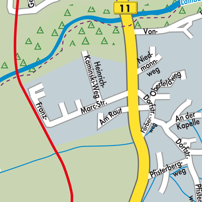 Stadtplan Ried