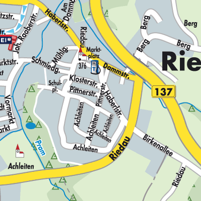 Stadtplan Riedau