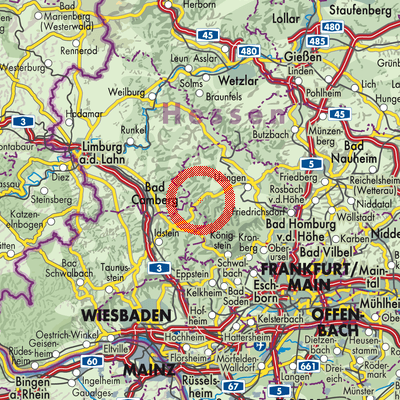 Landkarte Riedelbach