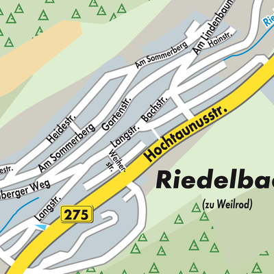 Stadtplan Riedelbach