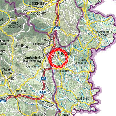 Landkarte Riedlingsdorf