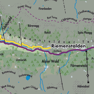 Übersichtsplan Riemenstalden