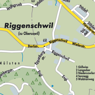 Stadtplan Riggenschwil