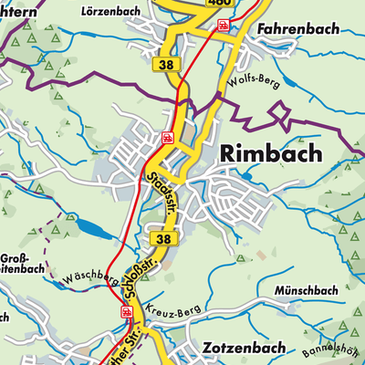 Übersichtsplan Rimbach