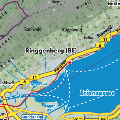 Übersichtsplan Ringgenberg (BE)