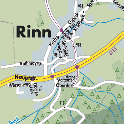 Stadtplan Rinn