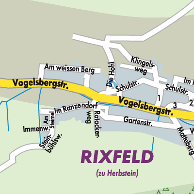 Stadtplan Rixfeld