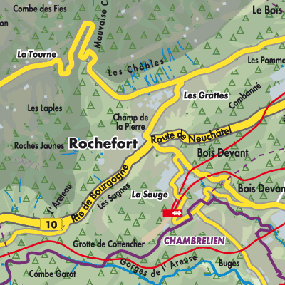 Übersichtsplan Rochefort