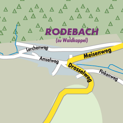 Stadtplan Rodebach