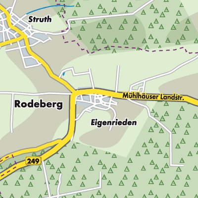 Übersichtsplan Rodeberg OT Eigenrieden