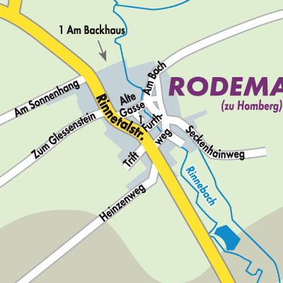 Stadtplan Rodemann