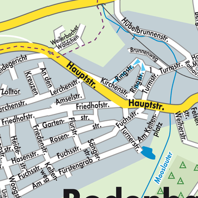 Stadtplan Rodenbach