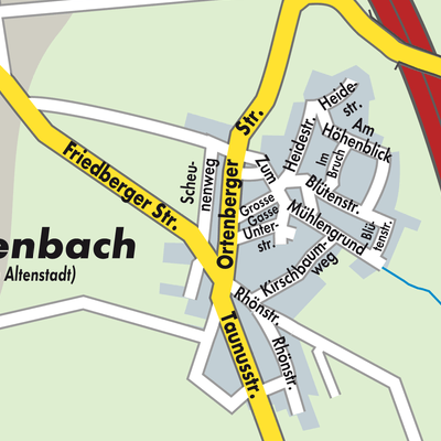 Stadtplan Rodenbach