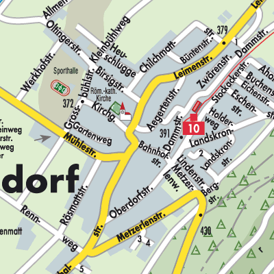 Stadtplan Rodersdorf