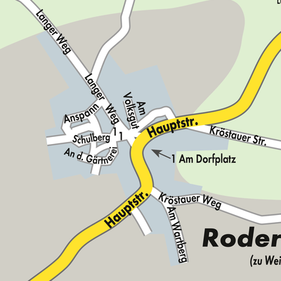 Stadtplan Rodersdorf