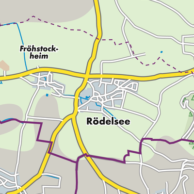 Übersichtsplan Rödelsee