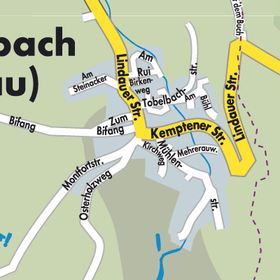 Stadtplan Röthenbach im Allgäu