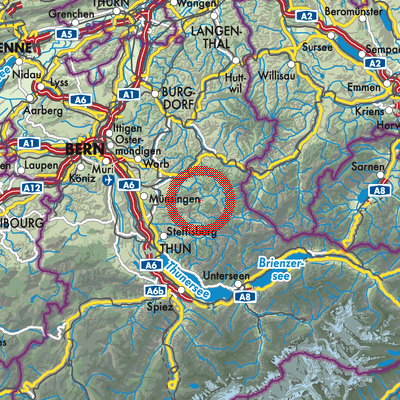 Landkarte Röthenbach im Emmental