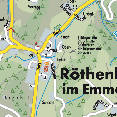 Stadtplan Röthenbach im Emmental