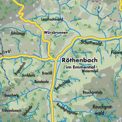 Übersichtsplan Röthenbach im Emmental
