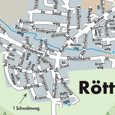 Stadtplan Röttenbach