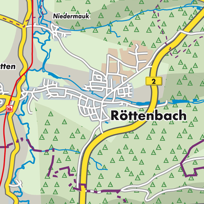 Übersichtsplan Röttenbach