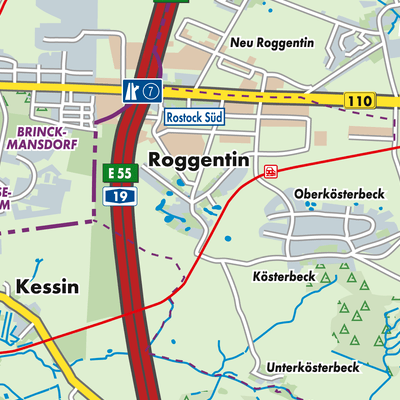 Übersichtsplan Roggentin