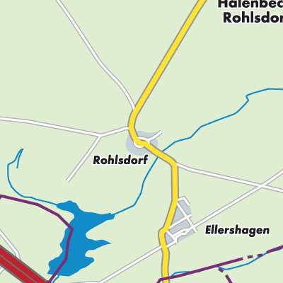 Übersichtsplan Rohlsdorf