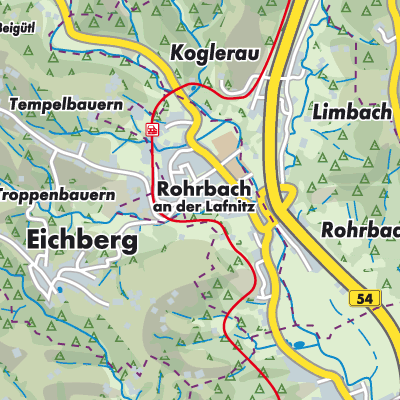 Übersichtsplan Rohrbach an der Lafnitz