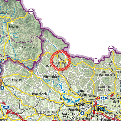 Landkarte Rohrbach-Berg