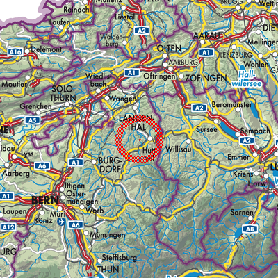 Landkarte Rohrbachgraben