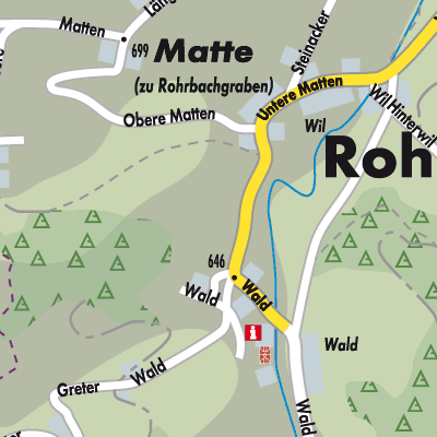 Stadtplan Rohrbachgraben