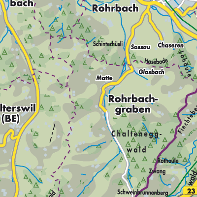 Übersichtsplan Rohrbachgraben
