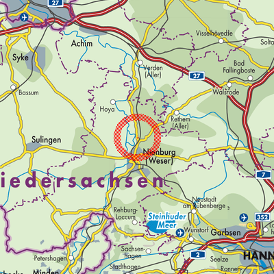Landkarte Rohrsen
