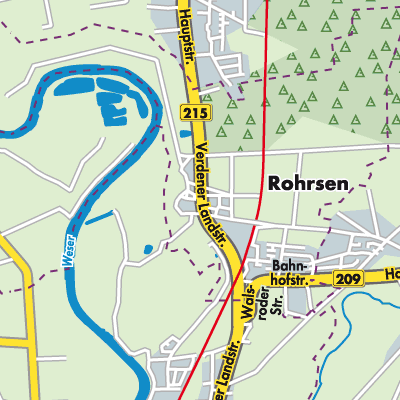 Übersichtsplan Rohrsen
