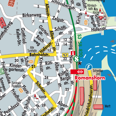 Stadtplan Romanshorn