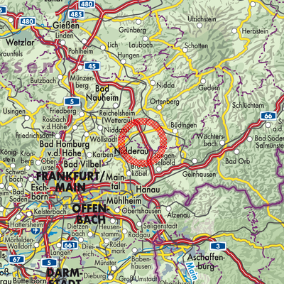 Landkarte Rommelhausen
