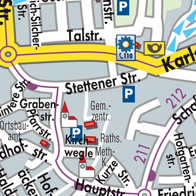 Stadtplan Rommelshausen