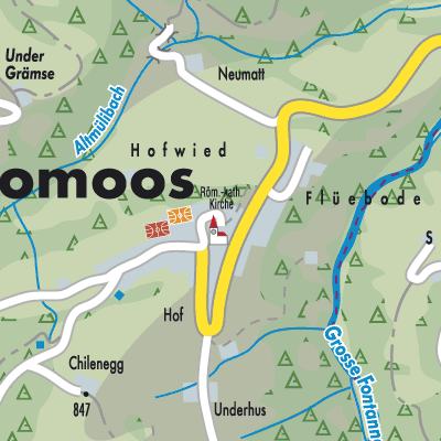 Stadtplan Romoos
