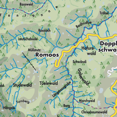 Übersichtsplan Romoos