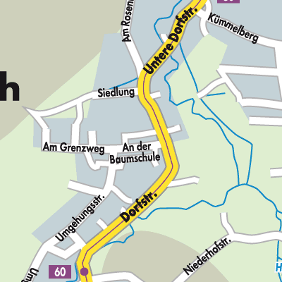 Stadtplan Rosenbach