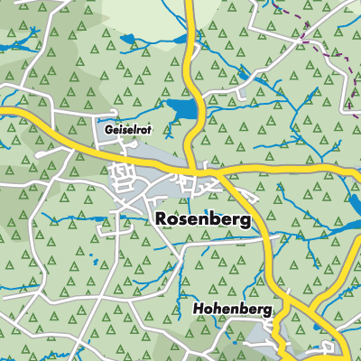 Übersichtsplan Rosenberg