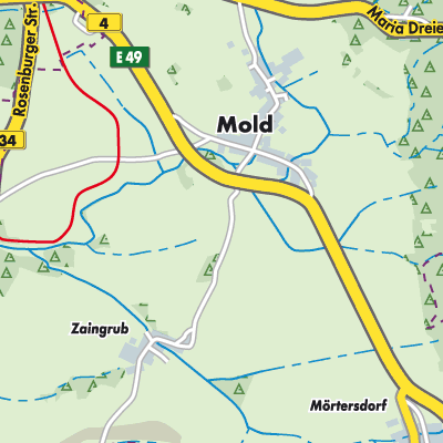 Übersichtsplan Rosenburg-Mold