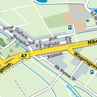 Stadtplan Rosengarten